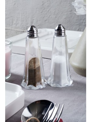 Salty Cam 2'li Tuzluk, 45ML, Şık ve Kullanışlı Mutfak Aksesuarları