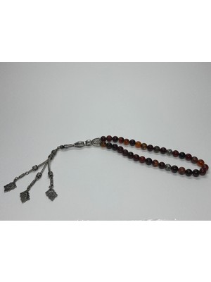 Gemsartdeco Ateş Akik Bağışıklık Güçlendirici Doğaltaş Tesbih