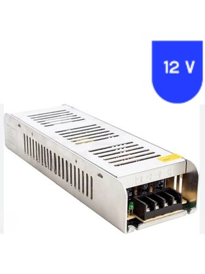 Powerr Led Aydınlatma 12 Volt 20 Amper Slim Metal Kasa Trafo