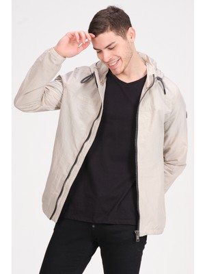 Pique GLENN25 ERKEK MONT Kapüşonlu Erkek Yağmurluk