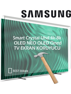 Best Ekran Samsung 65" Inç 165 Ekran Oled Qled Crystal The Frame Qned Smart Uhd 4k-8k Televizyon Ekran Koruyucu
