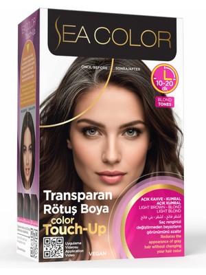 Sea Color Transparan Rötüş Boyası Açık Kahve Kumral Açık Kumral