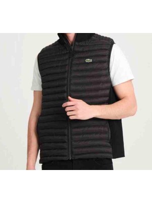 Lacoste Siyah Slim Fit Erkek Yelek