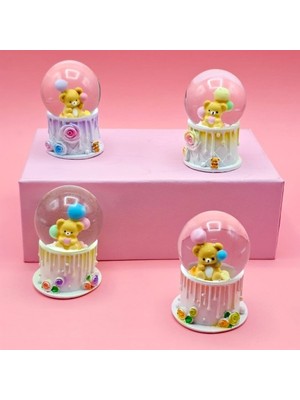 Evaglow Sevimli Küçük Boy Ayıcık Kar Küresi