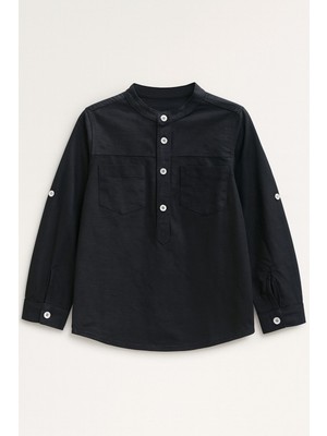 NerKids Erkek Çocuk Keten Gömlek