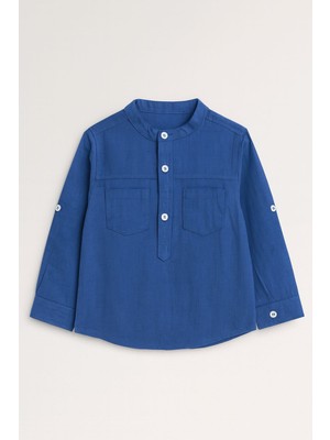 NerKids Erkek Çocuk Keten Gömlek