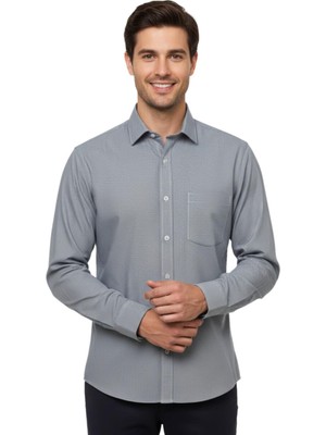Advante Erkek Klasik Uzun Kol Tek Cepli Gömlek BGL-ST04822
