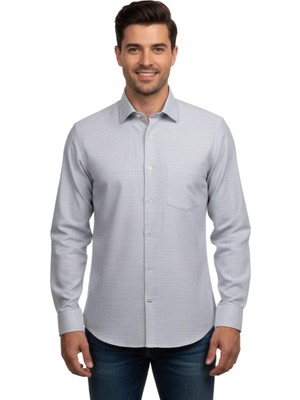 Advante Erkek Klasik Uzun Kol Tek Cepli Gömlek BGL-ST04822