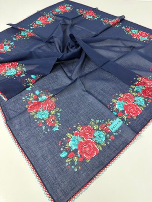 Eripek Oyalı Organik Pamuklu Yazma - 06084-22