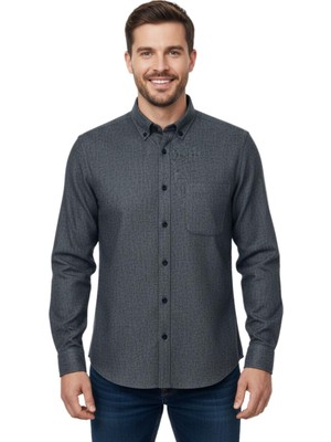 Kamer Erkek Kışlık Uzun Kol Tek Cepli Gömlek BGL-ST04820