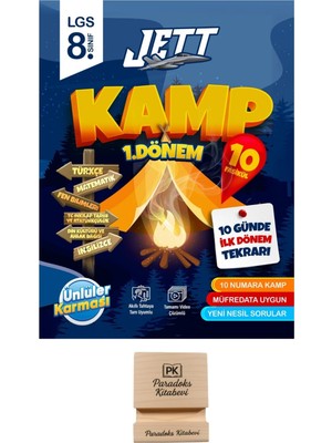 Ünlüler Karması Lgs 8. Sınıf 1. Dönem Jett Kamp 10 Fasikül + 1 Deneme + Telefon Standı