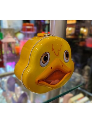 Ada Çanta Kırtasiye Ördek Model Metal Kilitli Kumbara Sarı AD784116