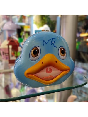 Ada Çanta Kırtasiye Ördek Model Metal Kilitli Kumbara Mavi AD784117