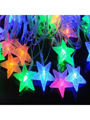 Kuzey Oyuncak Vıp Profesyonel 50 Metre Renkli Yıldız LED Işık Ultra Parlak LED Işık Yılbaşı Ağacı Işığı Modlu 220V