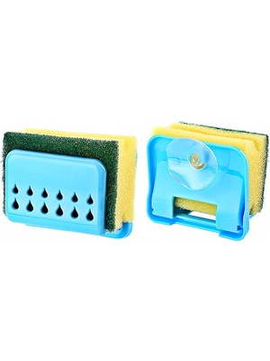 Just Cheap Store Pratik Mutfak Lavabo Vantuzlu Bulaşık Süngeri Askısı Aparatı (4741)
