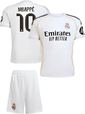 Real Madri'd Mbappe 2026 Yeni Sezon Futbol Çocuk Forması 2'li Set Forma + Short