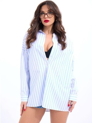 Kendim Fashion 5213 Gömlek-Los Angeles Çizgili