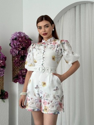 Kendim Fashion Egan Cep Detaylı Tulum