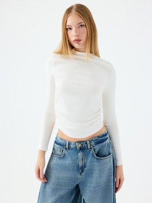 Loft Slim Fit Kadın Tshirt U.kol