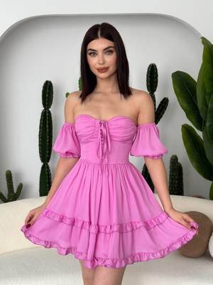 Kendim Fashion Vingo Mini Elbise