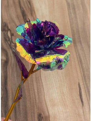 Solmayan Gül  Gerçekçi Görünüm, Uzun Ömürlü, Buket & Hediye Paketli Romantik Hediye  Myk Hediye ve Sanat Atölyesi