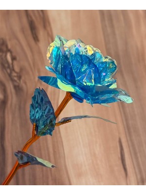 Solmayan Gül  Gerçekçi Görünüm, Uzun Ömürlü, Buket & Hediye Paketli Romantik Hediye  Myk Hediye ve Sanat Atölyesi