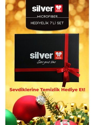 Silver Home 7 Parça Genel Temizlik Seti Hediyelik Özel Kutusunda