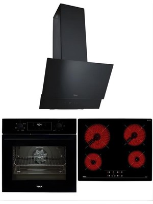 Teka Siyah Ankastre Set (Tb 6415 Ocak/hak 625 Fırın/atv 60.3 M Davlumbaz)