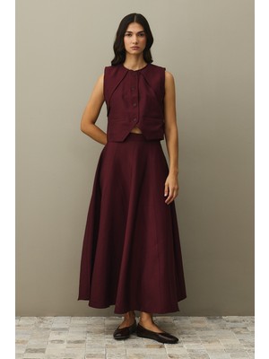 Fahhar Yelekli Takım Bordo