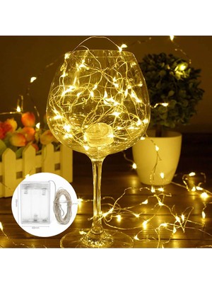 Yılbaşı Günışığı Renkli Peri Tel LED 3 Metre, Şık ve Parlak Dekorasyon