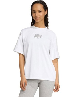 adidas W CAMO T 2 Beyaz Kadın Kısa Kol T-Shirt