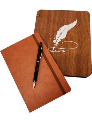 Evaglow Hediyelik Promosyon Defter Kalem Seti