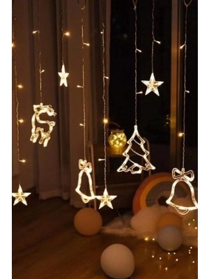 Yılbaşı Temalı LED Işık Perde ile Dekorasyonunuzu Parlatın