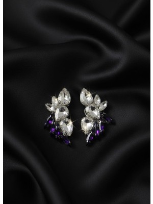 Barış Dizayn Bros Işıltılı Damla Taşlı Broş