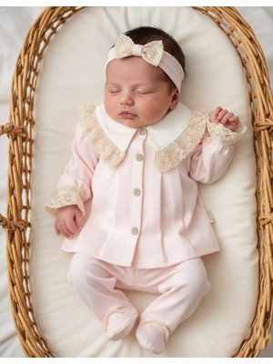 3'lü Hastane Çıkışı Seti - Pembe