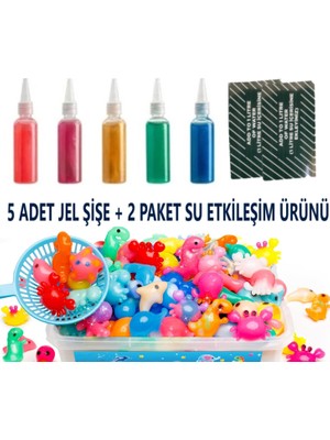 Business Trade Magic Water Yedek Jel Elf Aqua Gel Sihirli Su Oyuncak Seti - Kalıp Içermez -