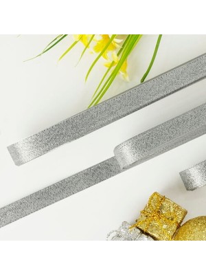 BenimMarifetlerim Simli Gümüş Kurdele 3 cm 10 Metre