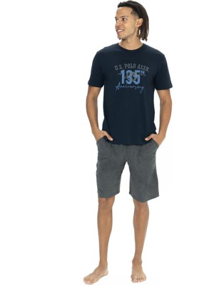 U.S. Polo Assn. U.s. Polo Erkek T-Shirt ve Cepli Şort Takım, Kısakol, Bisiklet Yaka, Cep Detaylı
