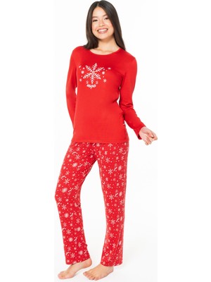 U.S. Polo Assn. Kadın Ince Polar  Pijama Takım