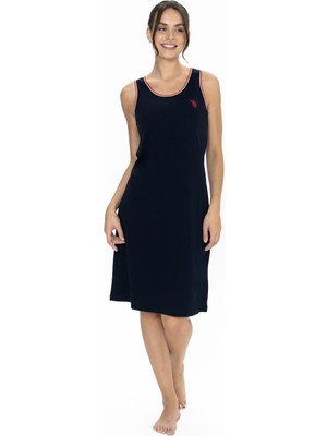 U.S. Polo Assn. Us Polo Kadın Askılı Midi Gecelik