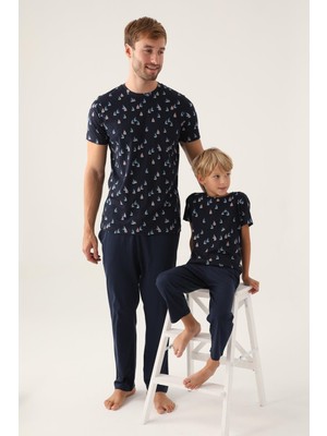Arnetta Baba Oğul Yazlık Pijama TAKIMI,%100 Pamuk,  (Ayrı Ayrı Fiyatlandırılır)