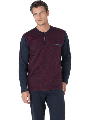 Pierre Cardin %100 Pamuklu Jakarlı Kutulu Erkek Pijama Takım