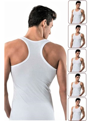 Tutku Erkek Ribana Sporcu Atlet Beyaz 5 Adet