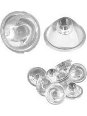 2 Adet 1W Power LED Lensleri, 45 Derece LED Mercekleri Seti