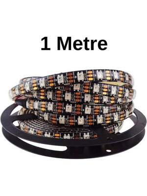Adreslenebilir Magic LED 5V IP30, 1m, 60 Chip, Renkli ve Parlak Aydınlatma