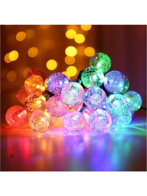 Mini Kristal Top LED 5 Metre 28 LED Animasyonlu Dekoratif Işık Dizesi