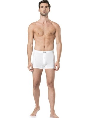 Pierre Cardin 4 Adet %100 Pamuklu Beyaz Erkek Boxer