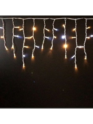 Dış Mekan Saçak LED Işık, Gün Işığı ve Beyaz Flaş, 2,1x0,5m