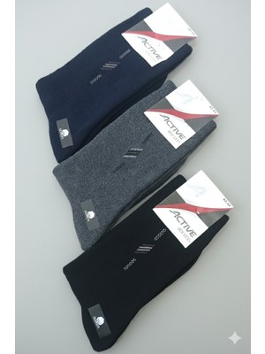 Erkek Havlu Çorap 3 Çift 40-43 Numara