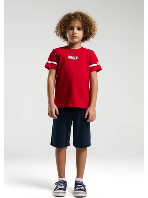 U.S. Polo Assn. U.s. Polo Assn Penye Süprem Dokuma Çocuk Bermuda Takım, %100 Pamuk